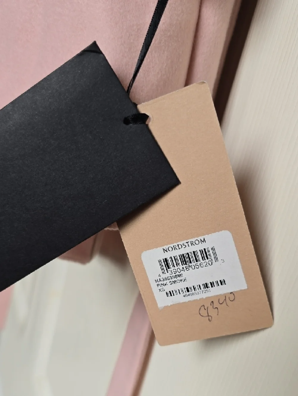 Halogen Soft Ruffle Jacket (Pink Smoke) - Picture 3 of 3